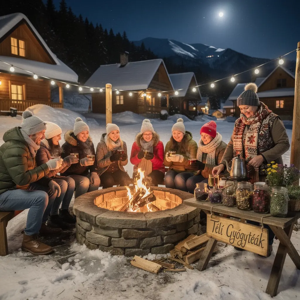 Színes gyógynövények, amelyek a falusi kertekből származnak.